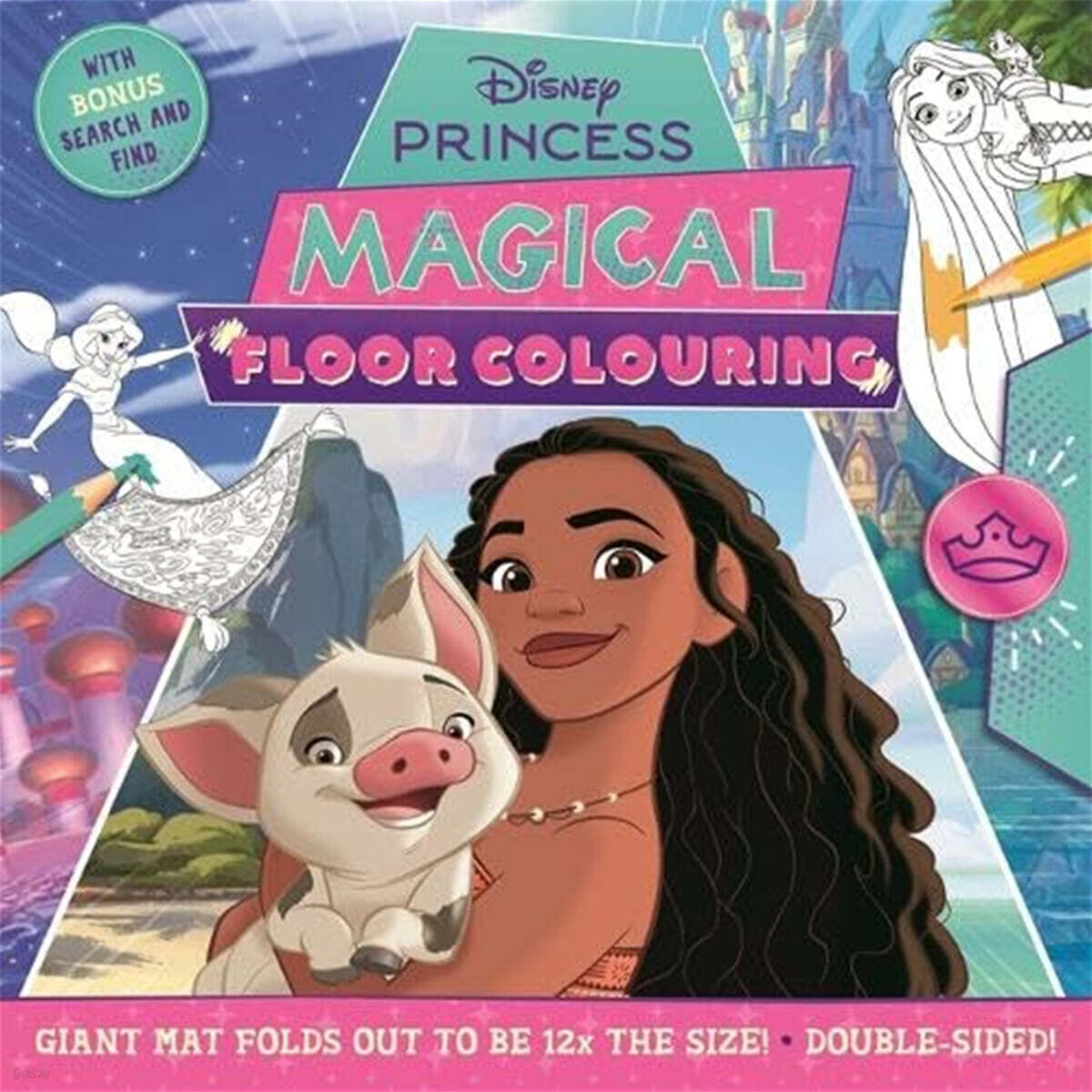 Disney Princess: Magical Floor Colouring