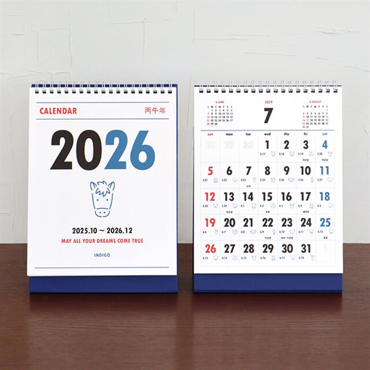 2026 루나 옛날 음력 탁상 달력 (절기 데스크 캘린더) - 예스24