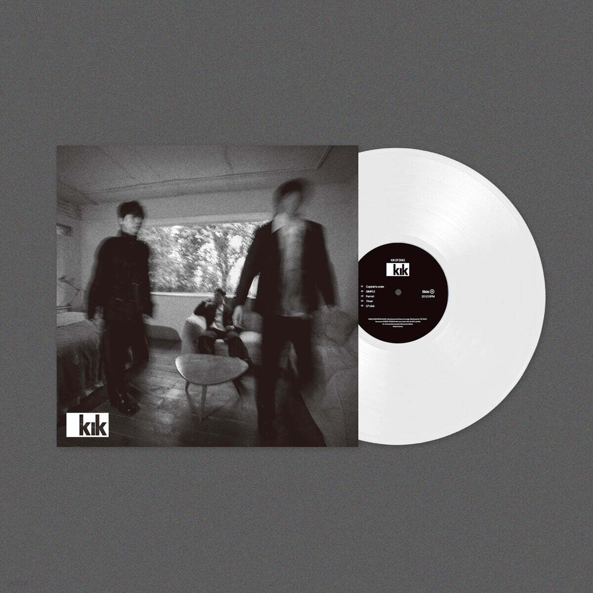 KIK (킥) - KIK [화이트 컬러 LP]