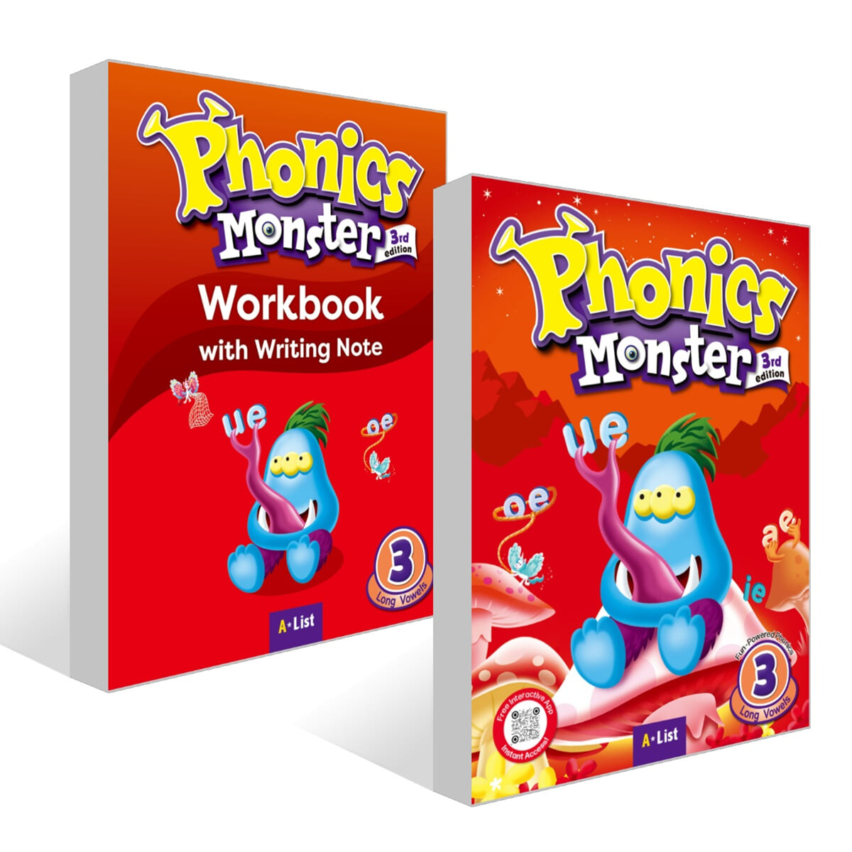 Phonics Monster 3 : Student Book, 3/E (with App) + Phonics Monster 3 : Workbook, 3/E 세트