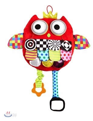 뮤지컬 부엉이 인형 헝겊책