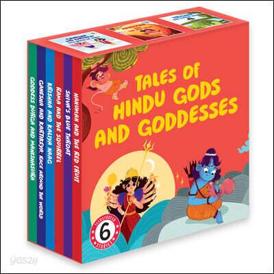 Tales of Hindu Gods and Goddesses: A Boxset of 6 Illustrated Board Books: Ganesha, Hanuman, Krishna, Shiva, Durga and Rama Ages 5+ [Penguin Early Lear
