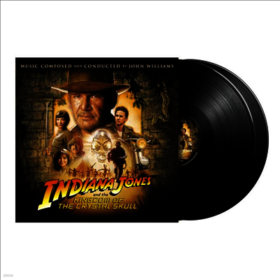John Williams — Indiana Jones And The Kingdom Of The Crystal Skull (인디아나 존스: 크리스탈 해골의 왕국) (Soundtrack)(Gatefold) 앨범 커버