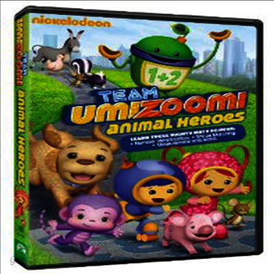Team Umizoomi: Animal Heroes (수학특공대 우미주미 : 애니멀 히어로즈)(지역코드1)(한글무자막)(DVD) -  YES24