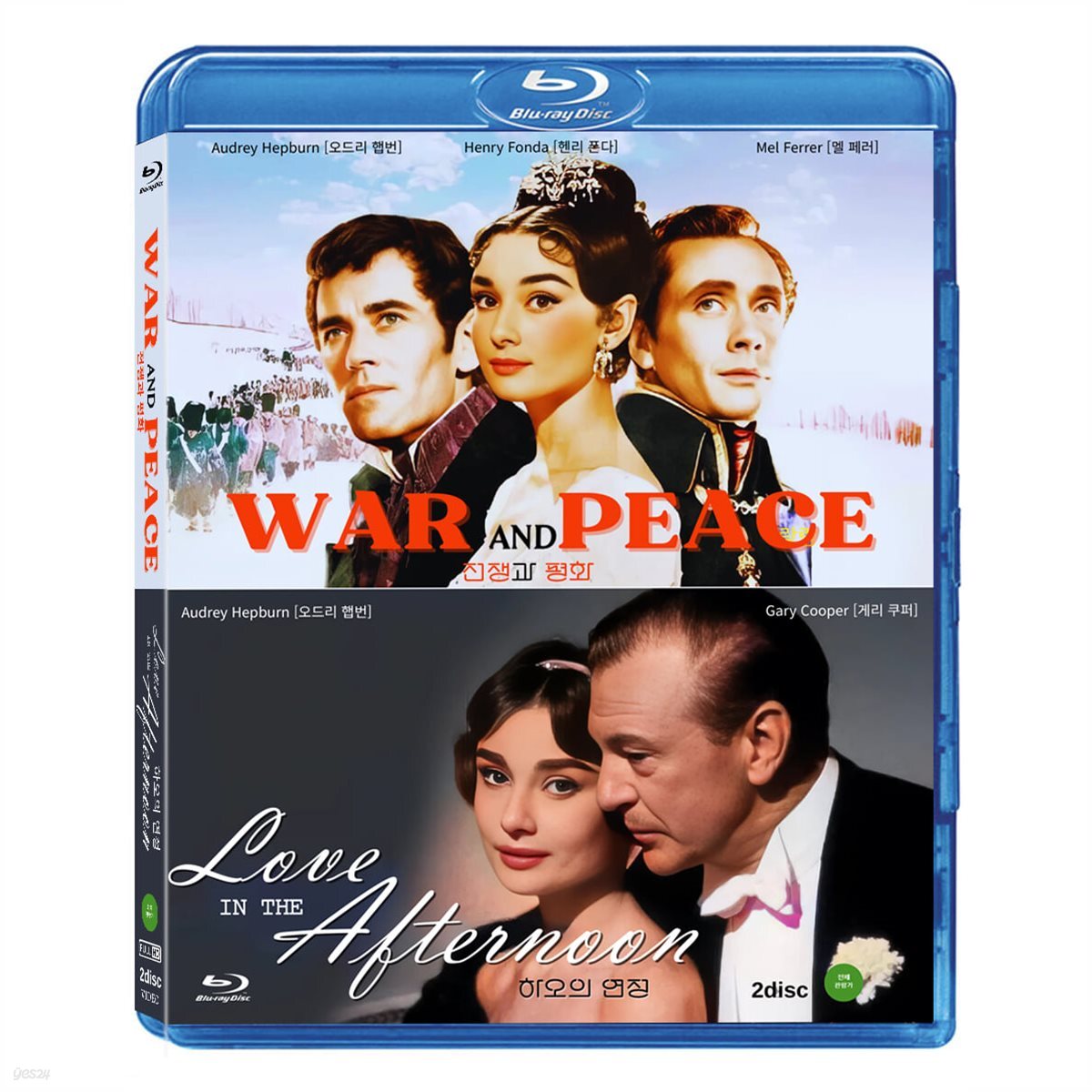 War And Peace / Love In The Afternoon Blu-ray 2-Disc Korea Import Region A