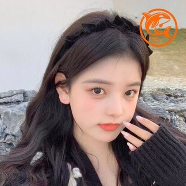 벨벳 리본 패션 머리띠