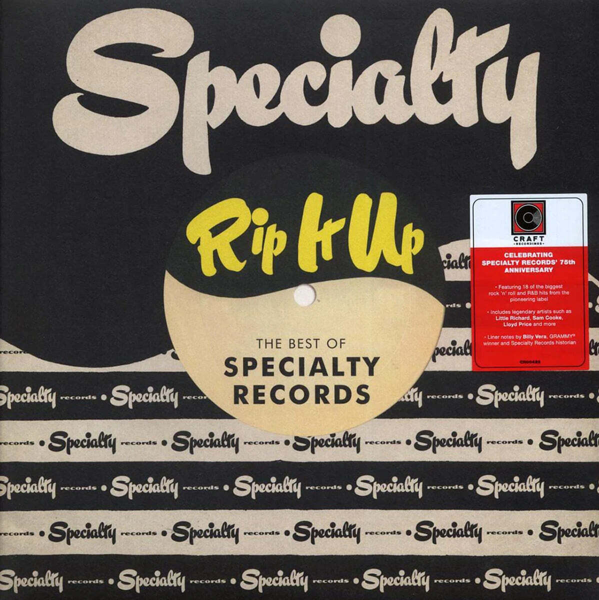 스페셜티 레코드 베스트 앨범 (Rip It Up: The Best Of Specialty Records) [옐로우 컬러 LP]