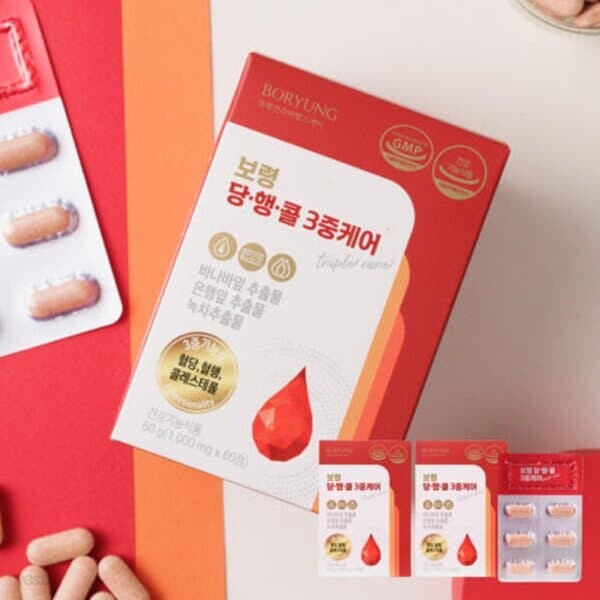 [보령] 식후혈당관리 당행콜 3중케어(1000mgx60정) 2박스