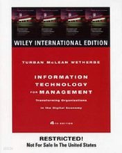 [Turban]Information Technology for Management : Transforming Organizations in the Digital Economy 4/E
