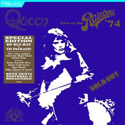 Queen - Live At The Rainbow 74 (Blu-ray+CD) (2014)(Blu-ray)