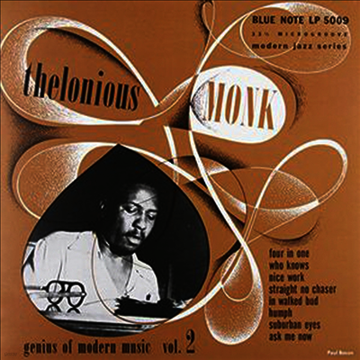Thelonious Monk — Genius Of Modern Music, Vol.2 (Remastered) 앨범 커버