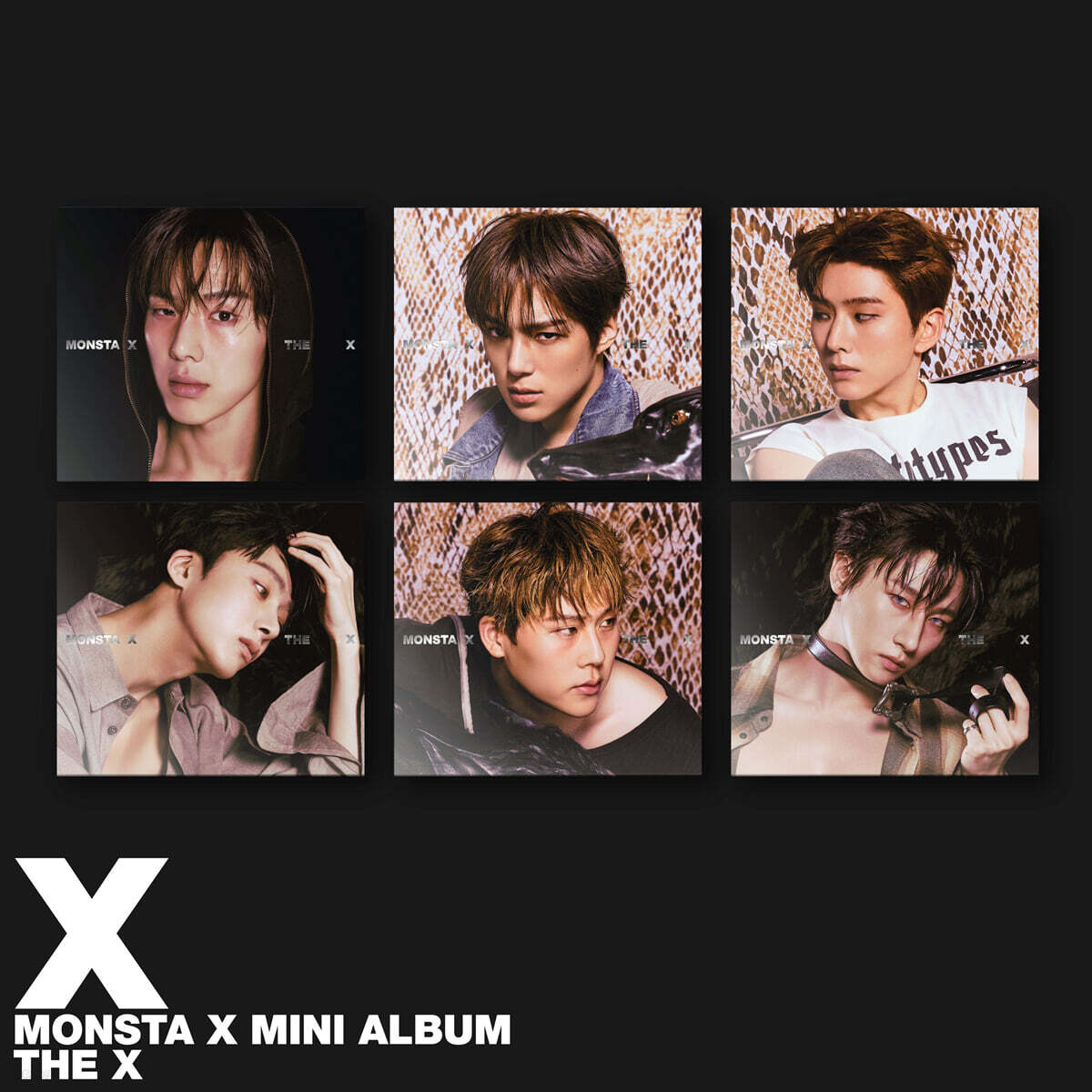 몬스타엑스 (MONSTA X) - MINI ALBUM : THE X [DIGIPACK VER.][6종 SET]
