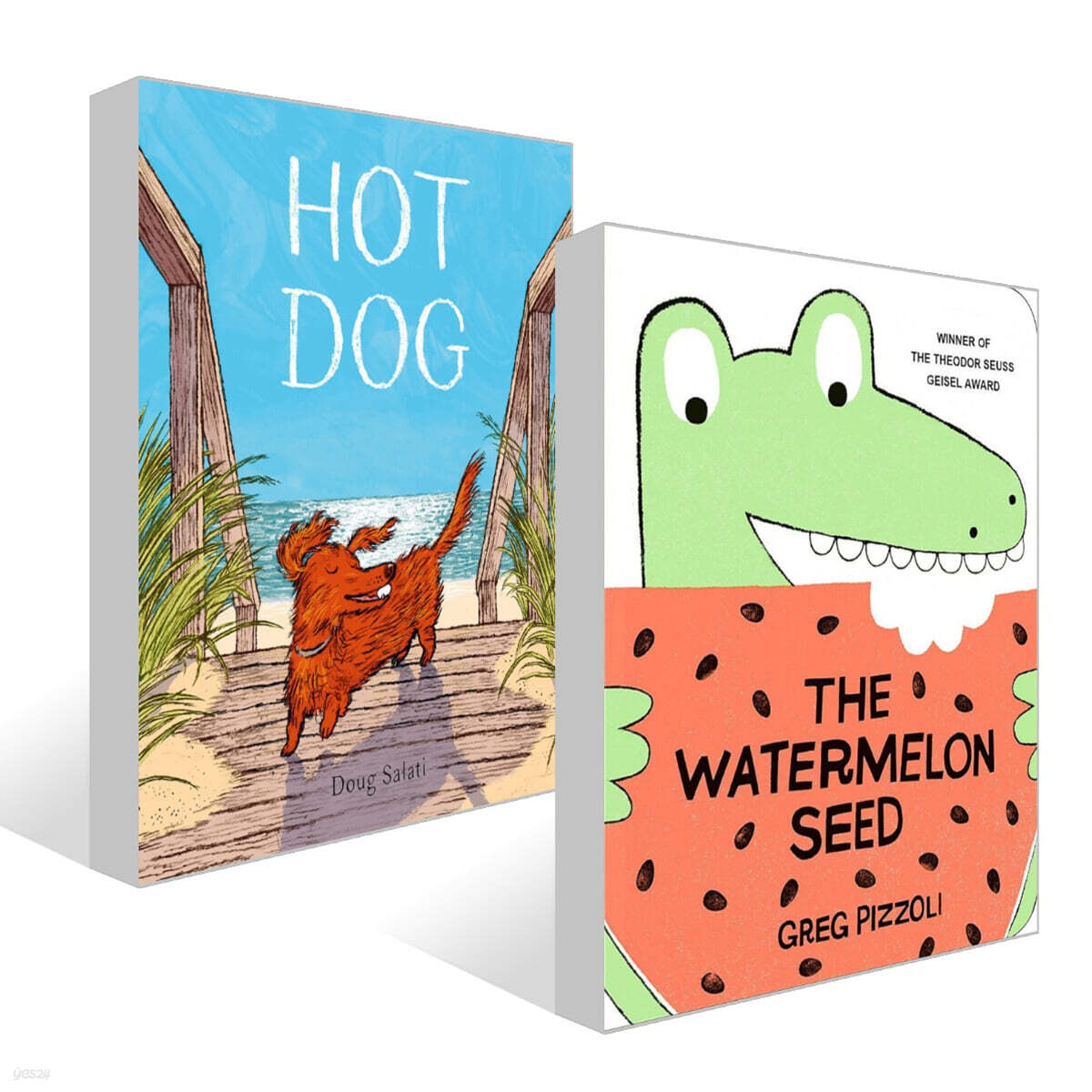 여름 그림책 2종 세트 : The Watermelon Seed+Hot Dog