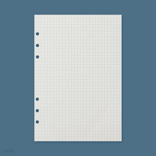 [팬시투데이]채움 6공 모눈 다이어리 속지 180매(A5)