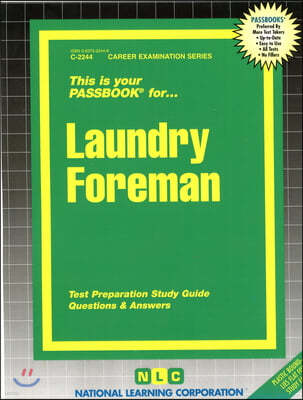 Laundry Foreman: Passbooks Study Guide