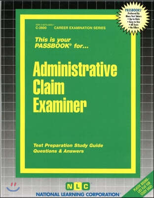 Administrative Claim Examiner: Passbooks Study Guide