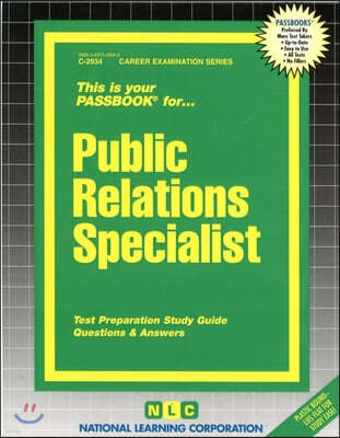 Public Relations Specialist: Passbooks Study Guide