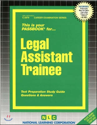 Legal Assistant Trainee: Passbooks Study Guide