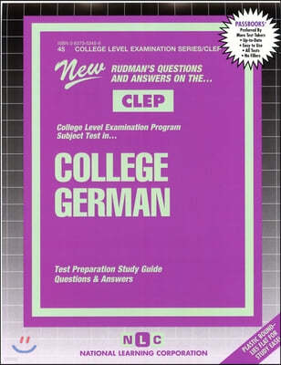 College German: New Rudman's Questions and Answers on the CLEP [With 2 CDROMs]