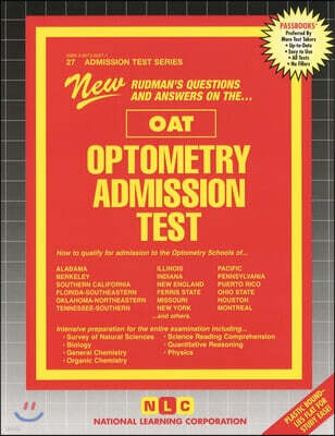 Natl Learning Corp Optometry Admission Test (Oat)