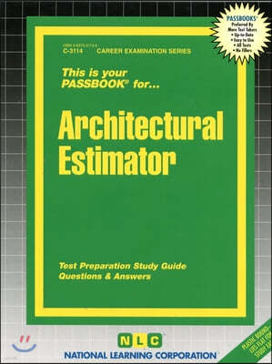 Architectural Estimator: Passbooks Study Guide