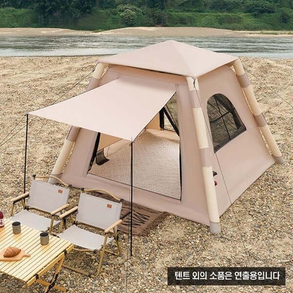 [엣모어](주문제작) 그늘막 에어텐트 (3~4인용)