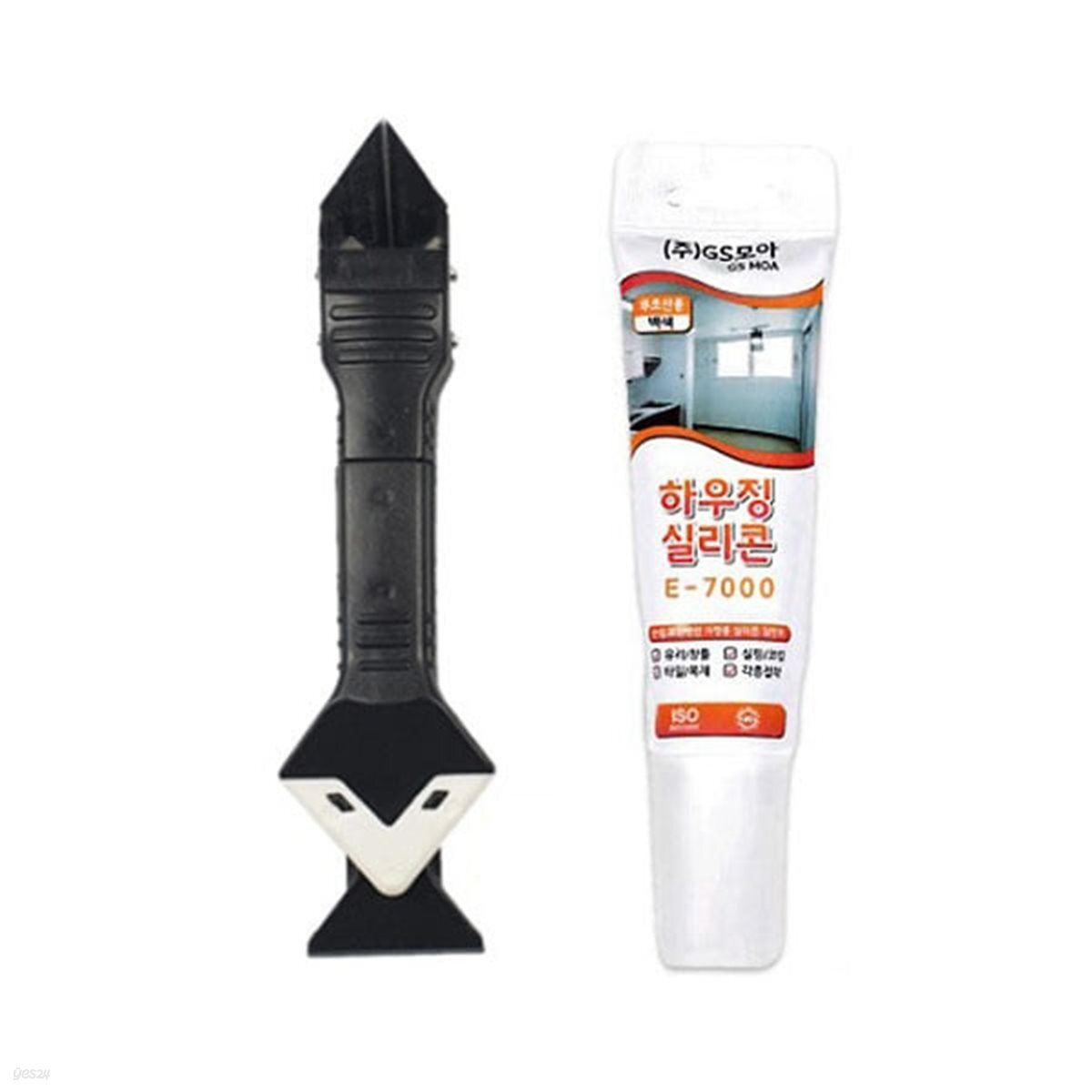 [고블린] 실리콘 보수제 세트 (스크래퍼+헤라4종)1개+보수실리콘100ml 1개)
