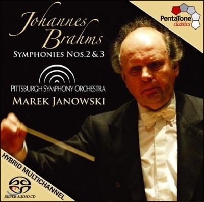 Marek Janowski :  2 3 (Brahms: Symphonies Nos. 2 & 3)