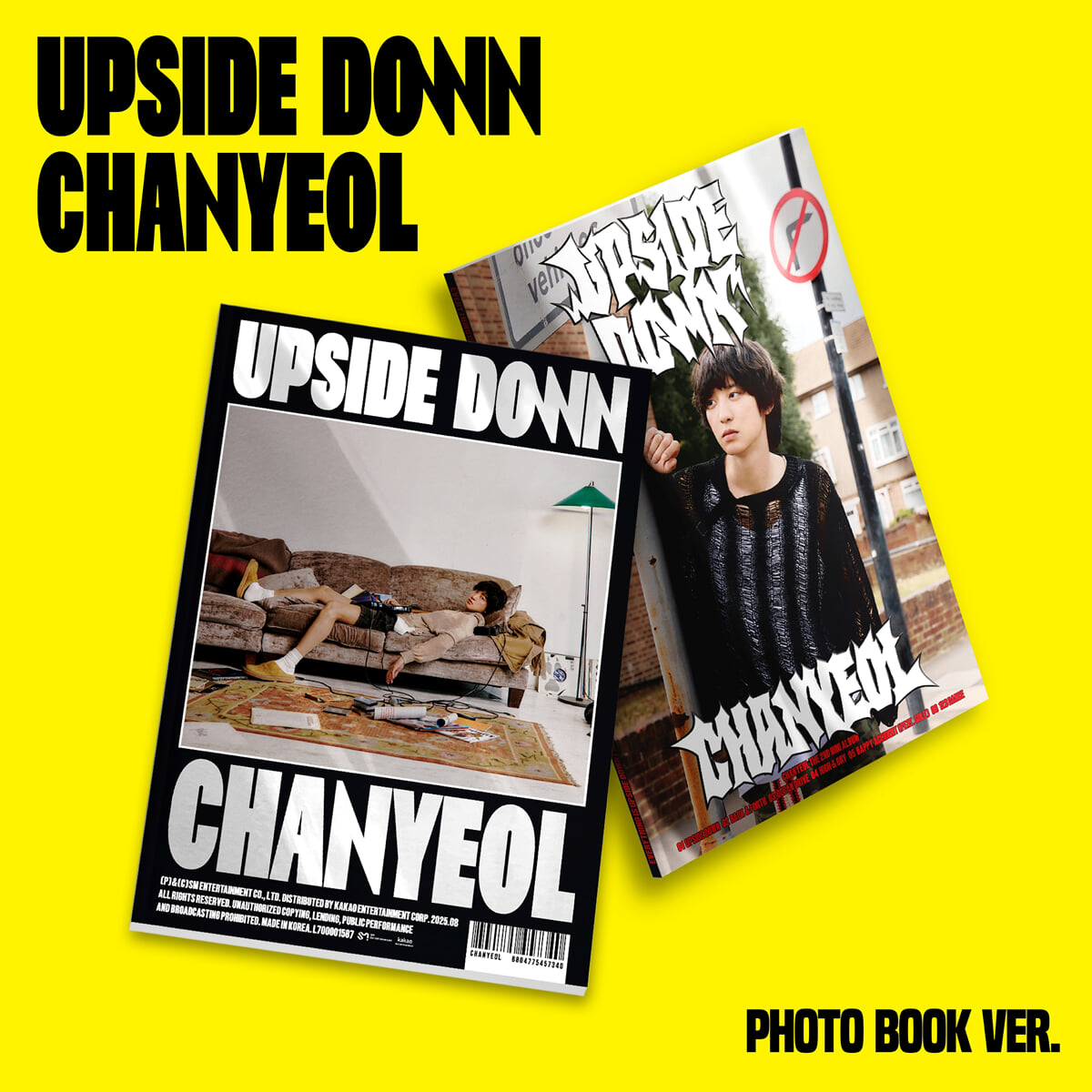 찬열 (CHANYEOL) - 미니앨범 2집 : Upside Down [PHOTO BOOK Ver.][2종 중 1종 랜덤발송]