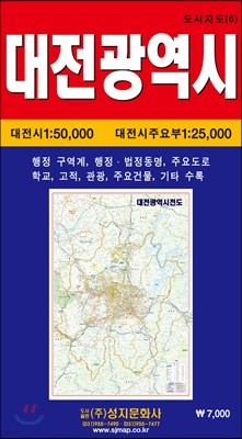 대전광역시전도 (케이스 접지-휴대용)