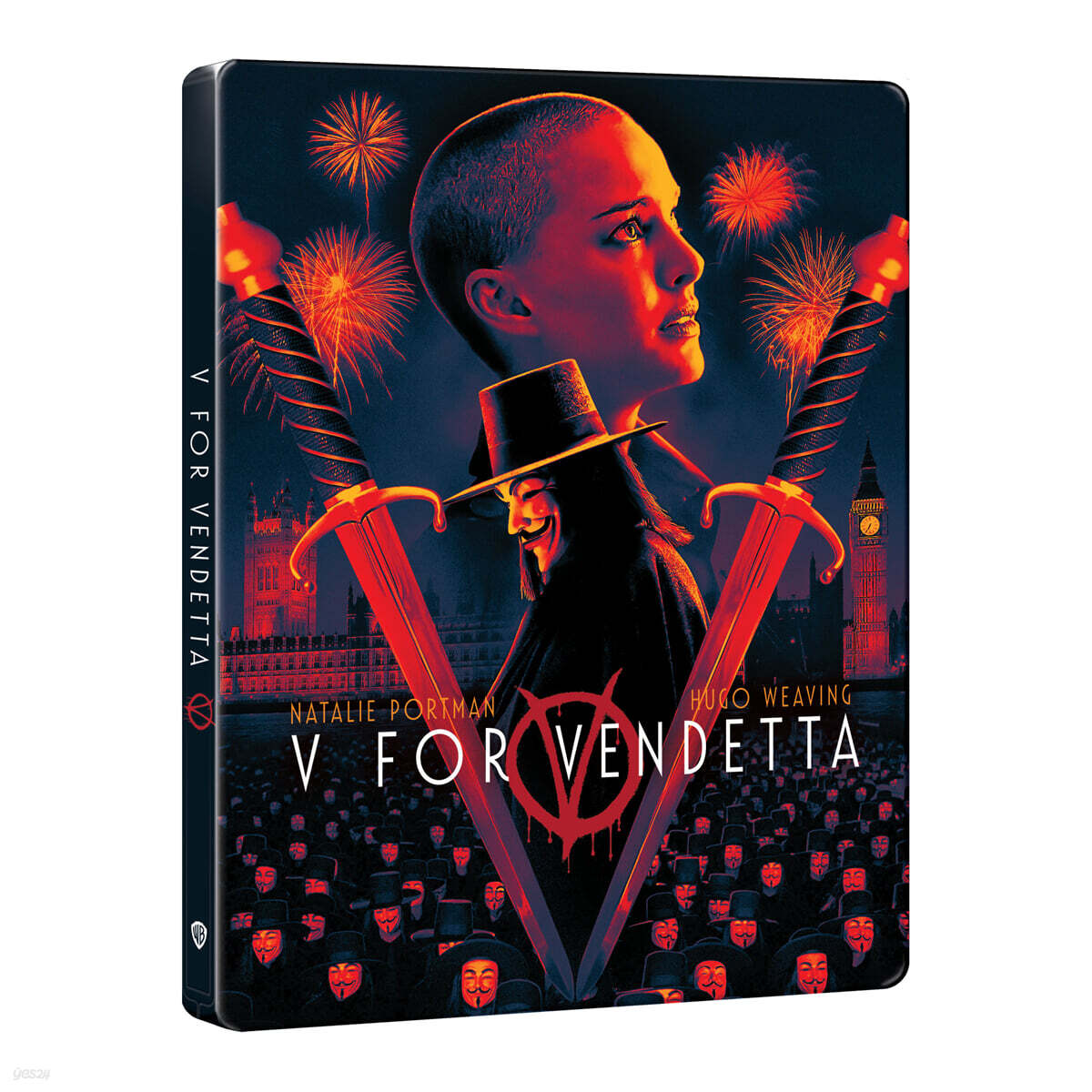 브이 포 벤데타 (2Disc, 4K UHD+BD 스틸북 한정판) : 블루레이