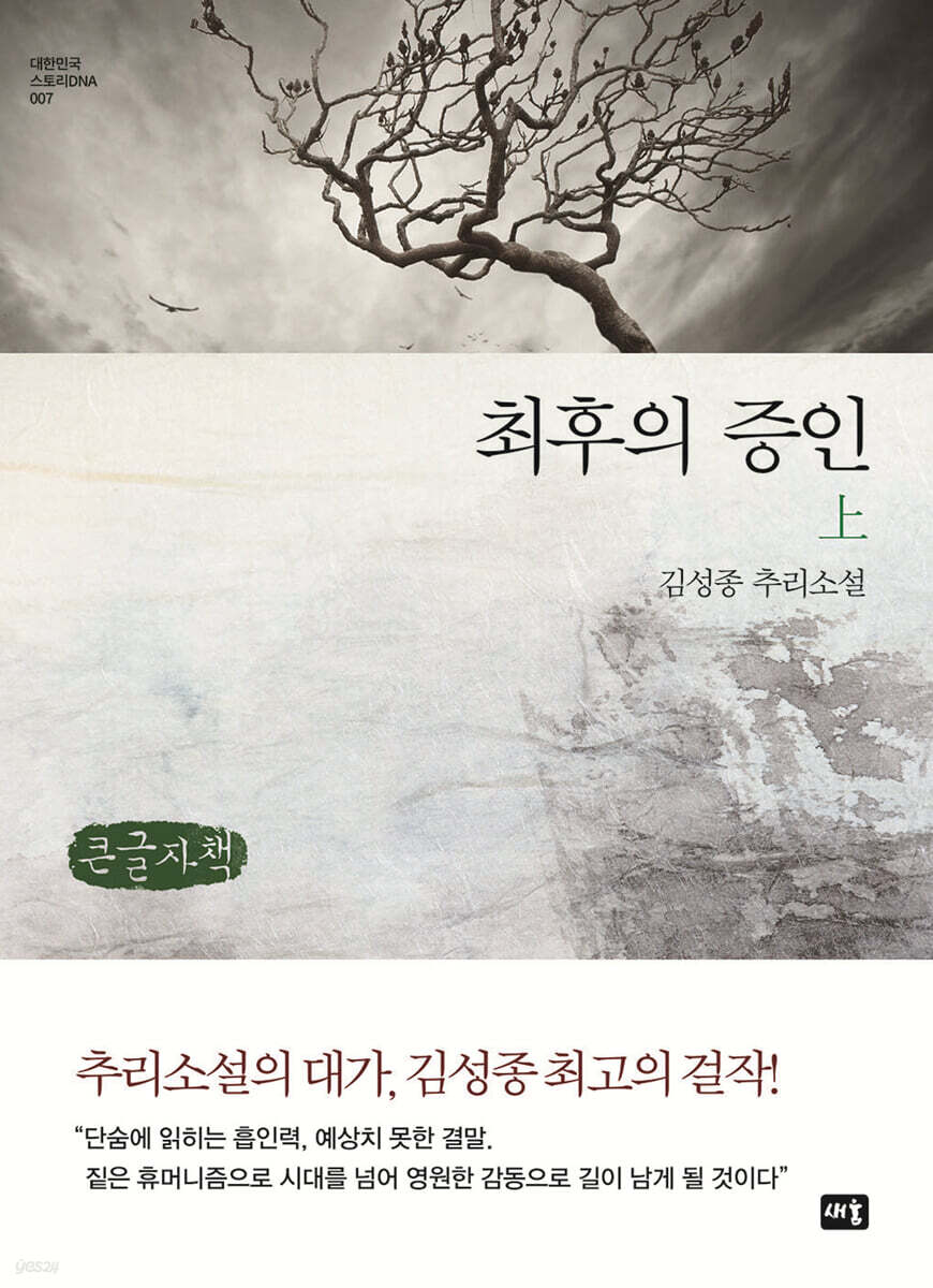 최후의 증인 상 (큰글자책)