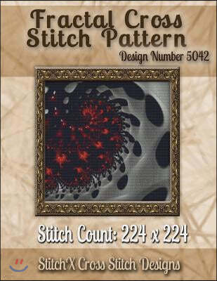 Fractal Cross Stitch Pattern: Design No. 5042