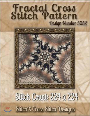 Fractal Cross Stitch Pattern: Design No. 5052