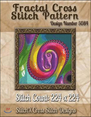 Fractal Cross Stitch Pattern: Design No. 5084