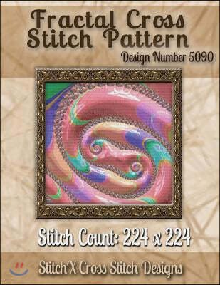 Fractal Cross Stitch Pattern: Design No. 5090