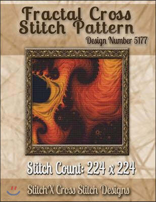 Fractal Cross Stitch Pattern: Design No. 5177
