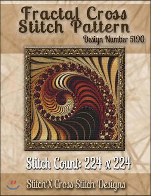Fractal Cross Stitch Pattern: Design No. 5190