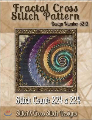Fractal Cross Stitch Pattern: Design No. 5213