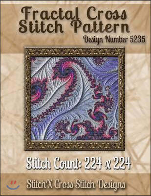 Fractal Cross Stitch Pattern: Design No. 5235