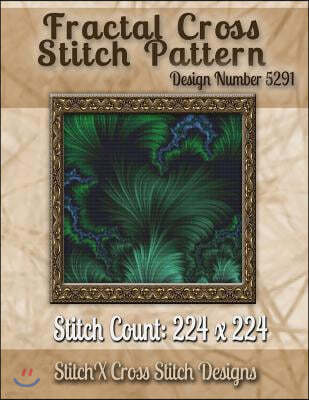 Fractal Cross Stitch Pattern: Design No. 5291