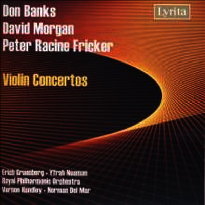 프리커, 모간, 뱅크스: 바이올린 협주곡 (Morgan, Fricker, Banks: Violin Concertos)(CD) - Yfrah Neaman