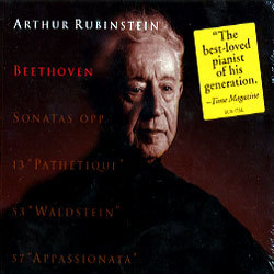 Beethoven : Piano Sonata PathetiqueWaldsteinAppassionata : Rubinstein