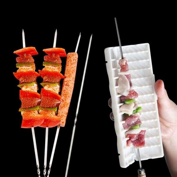 캠핑용 간편 꼬치끼우기