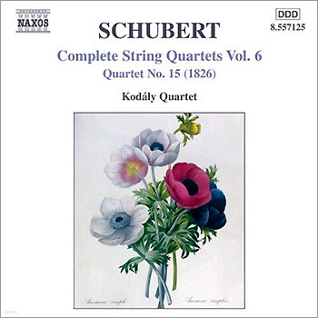 Kodaly Quartet Ʈ:   6 - 15,   (Schubert: String Quartet Vol.6) ڴ ִ