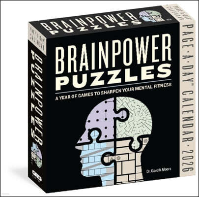 The Brainpower Puzzles Page-A-Day® Calendar 2026