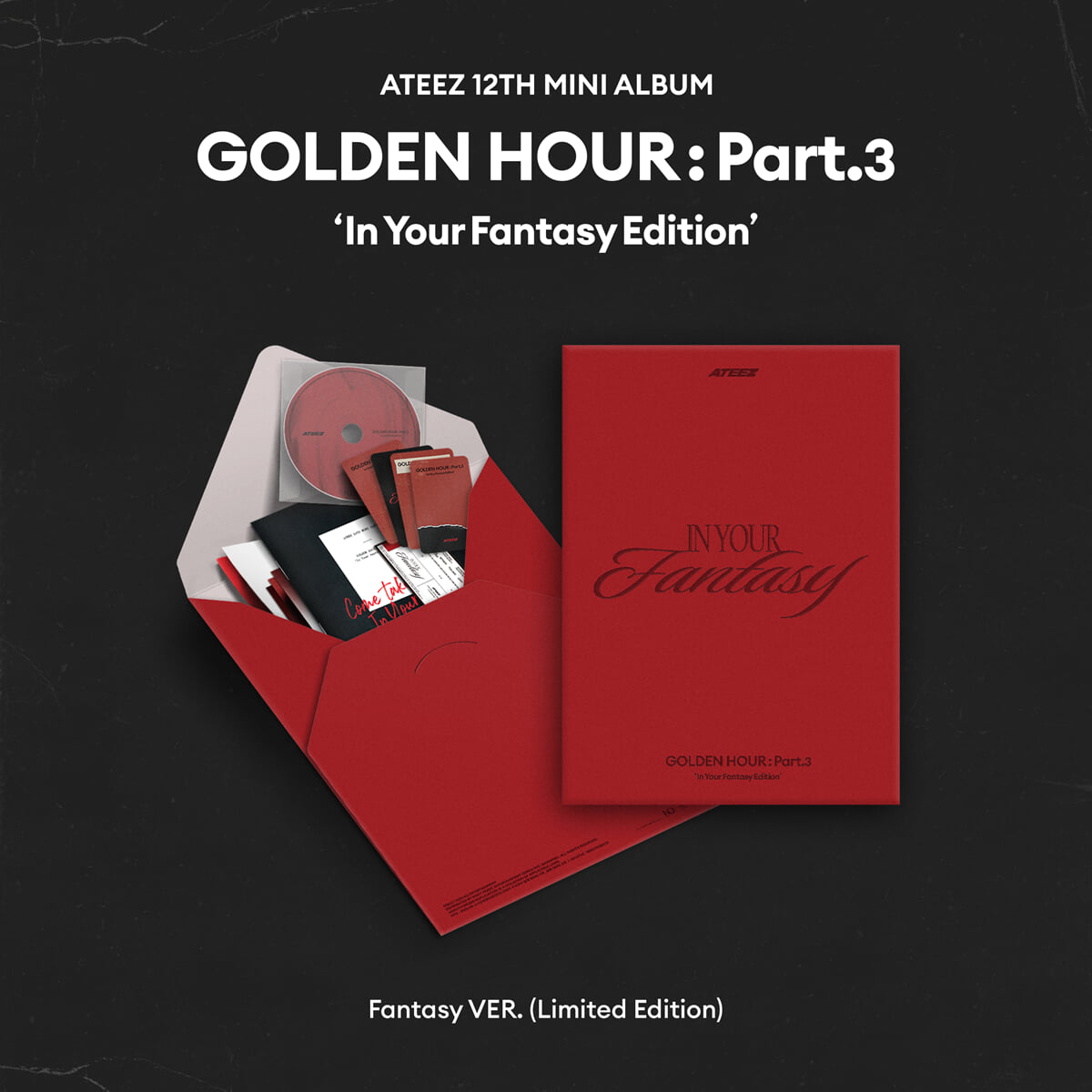 에이티즈 (ATEEZ) - GOLDEN HOUR : Part.3 ‘In Your Fantasy Edition’ [Fantasy VER.](Limited Edition)