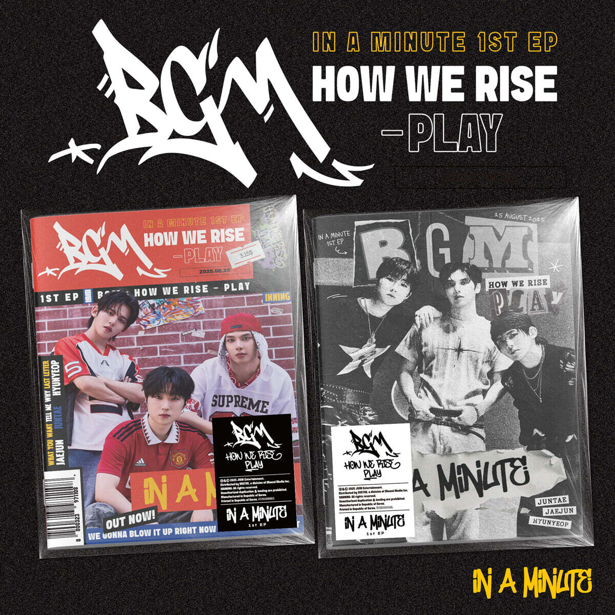 IN A MINUTE (인 어 미닛) - BGM : HOW WE RISE - PLAY [2종 중 1종 랜덤발송]