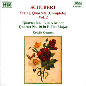 Kodaly Quartet Ʈ:   2 - 10 13 (Schubert: String Quartet Vol.2) ڴ ִ