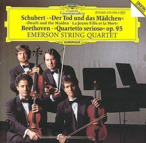 Emerson String Quartet / Schubert : Der Tod und das Madchen, Beethoven : Quartetto serioso, Op. 95 (수입/4233982)